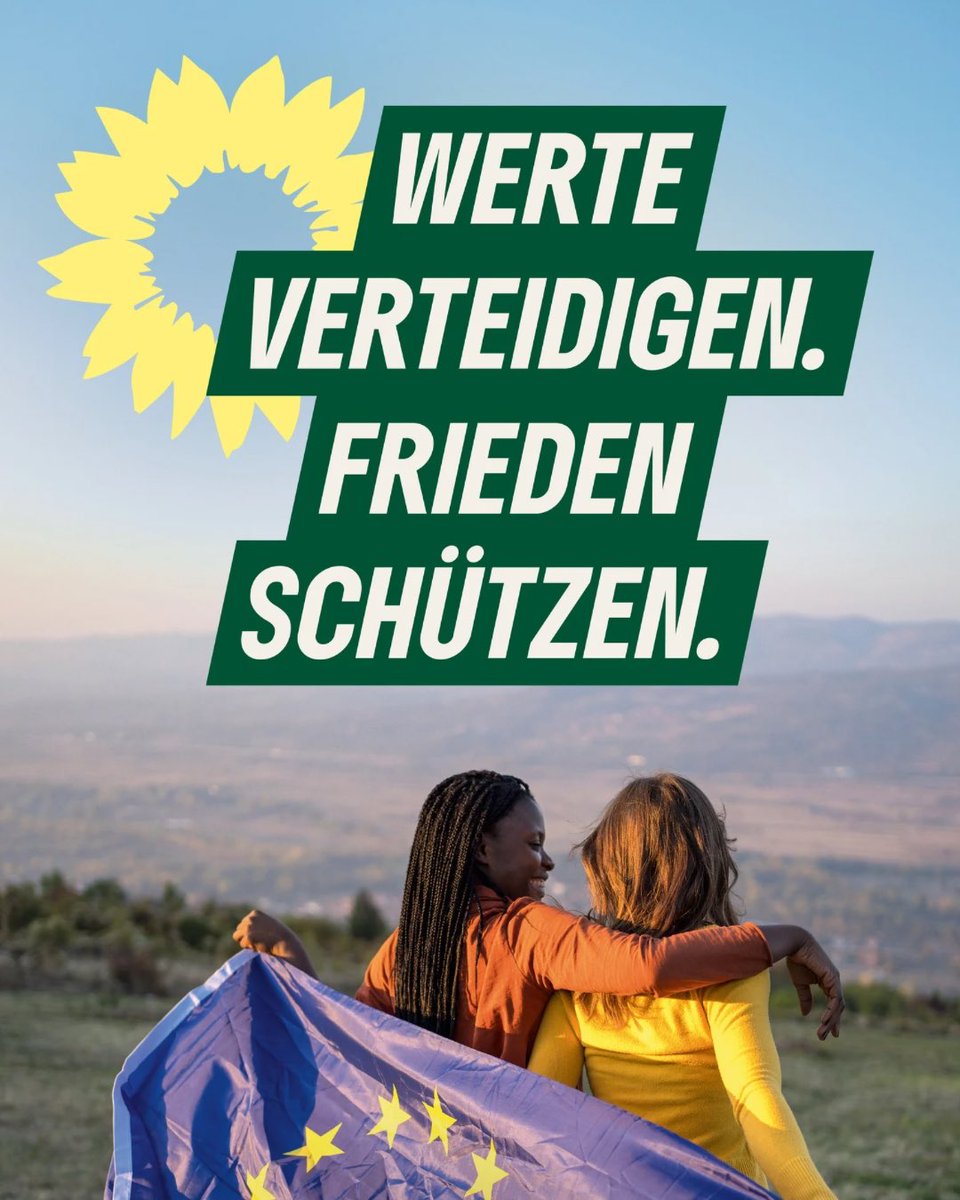 Am 9. Juni 2024 ist Europawahl 🗳️

Das ganze Wahlprogramm findet ihr unter gruene.de/artikel/unser-…

Auf GRÜN kommt’s an - auch zur Europawahl! 

#BÜNDNISGRÜNE #DieGrünen #Dresden #Europawahl #Europa #Wahlen #aufgrünkommtsan #greens #Nachhaltigkeit #Demokratie