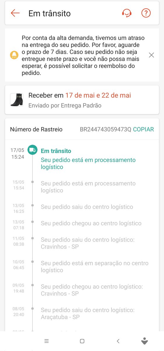 TaeRiTK's tweet photo. Está muito difícil comprar na @shopee_br ultimamente https://t.co/725KfT5wst