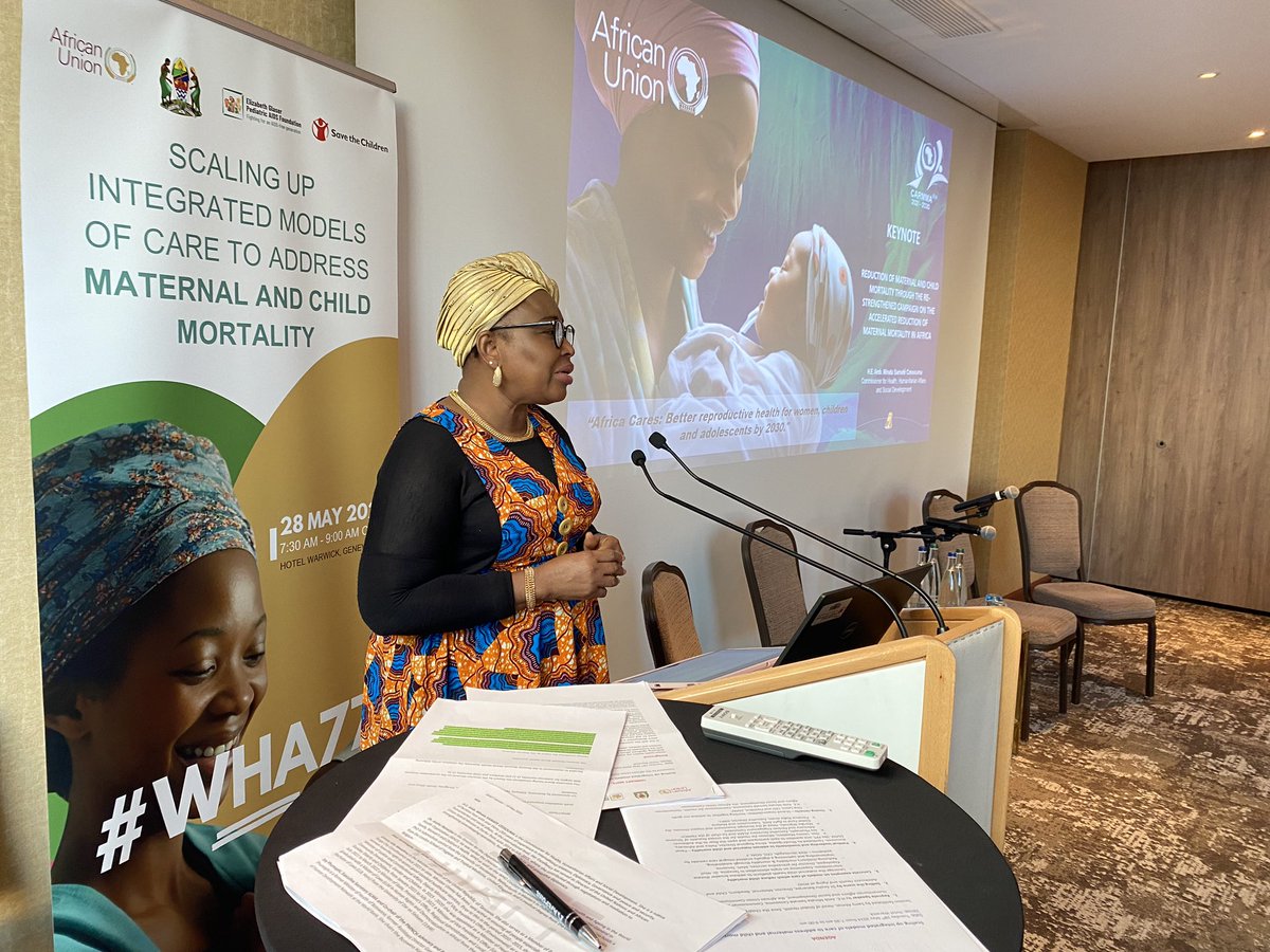 Change comes with political leadership, collaborations & inspiration. We can&must accelerate the reduction of maternal & child mortality. We have the tools, knowledge & vision. Big thanks @wizara_afyatz @EGPAF @_AfricanUnion @gnpplus @JoyPhumaphi_ @MarijkeWijnroks @SC_UNGeneva