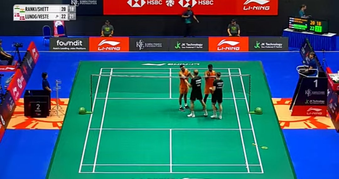 Satwik/Chirag once again faces a R32 exit at the Singapore Open S750 with a straight game defeat against Danish pair.

Singapore Open❌
Disaster Open✅

#SingaporeOpen2024