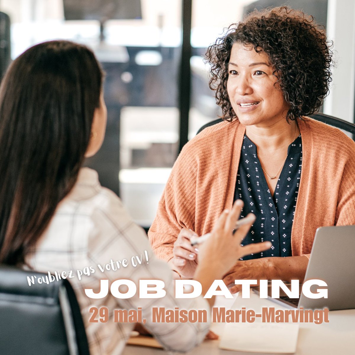 À la recherche d'un job d'été ?☀️
Rendez-vous demain au #jobdating, à la Maison Marie-Marvingt (ancien centre social Saint-Jacques). À partir de 14 h, venez rencontrer des recruteurs, passer des entretiens, recevoir des conseils…🧑‍💻💬
+ d'infos 👉 clermont-ferrand.fr/agenda/jobs-da…
#hiring