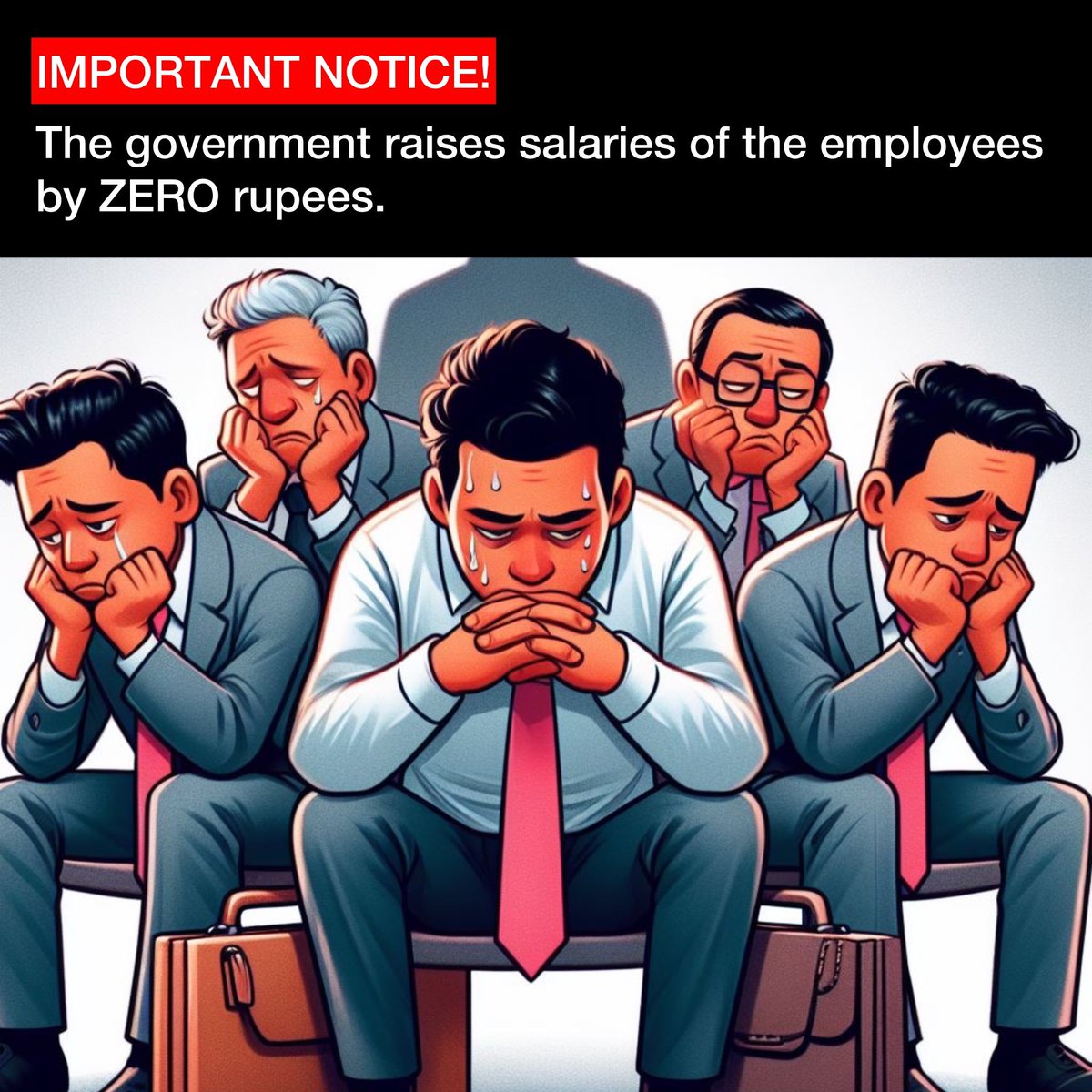 यस्तो महँगीमाः The government has decided to increase the salaries of the employees by ZERO rupees in the coming fiscal year. आगामी आर्थिक वर्षको बजेट भाषणमा सरकारले कर्मचारीको तलब नबढाउने निर्णय गरेको छ ।  What do you think about this? #Budget2081 #82 #nepal #nonextquestion