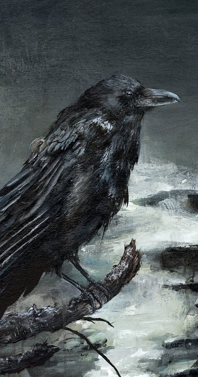 Hello Tuesday Detail of my raven 🖤🐦‍⬛ Still editions available. I mint a raven once a year as my raven story edition. Hope you love this one enough to add to your collection 🤍 0.01 $eth foundation.app/mint/eth/0x37d…