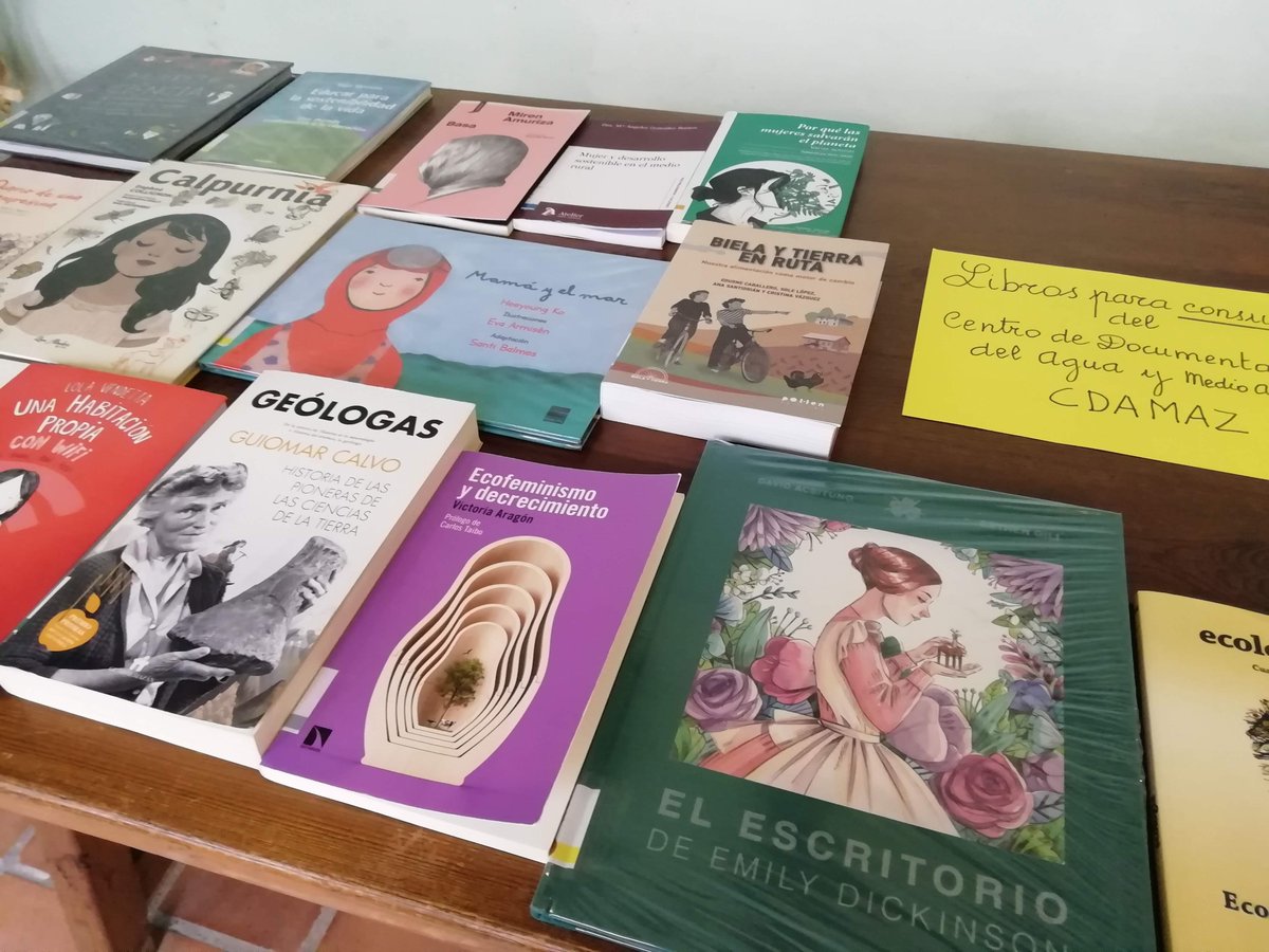 Todo suma Desde la Delegación de Ecología Integral de @ArchiZaragoza han contado con la colaboración de la biblioteca verde en la jornada *Ecofeminismo y espiritualidad* con la teóloga Geraldina Céspedes. Guía de recursos y libros drive.google.com/file/d/1RHnMNG…