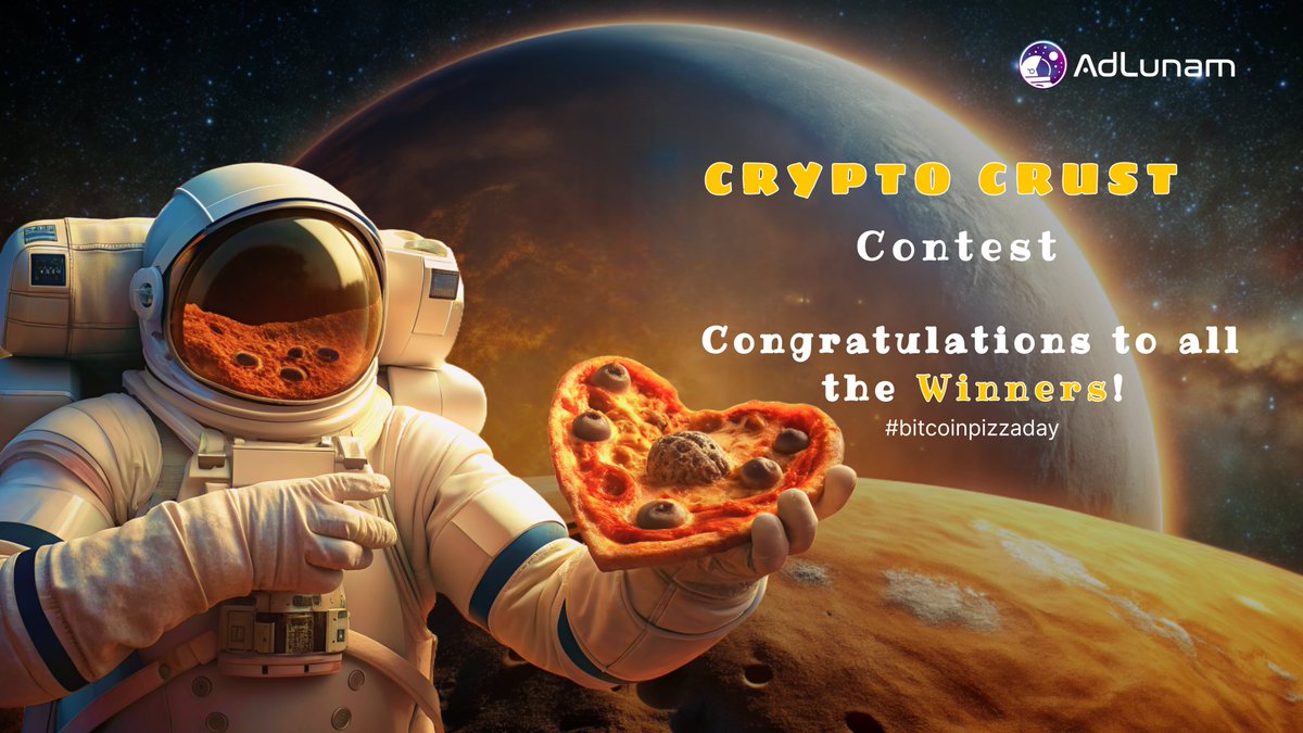 Winners announcement 🏆💰 🎉🏆🍕 Drumroll, please! 🥁 We are thrilled to announce the winners of our #AdLunam's Pizza Box Design Contest! 🎨 Golden Crust Creator – 50$ USDT @afifenjun Savory Slice Stylist– 50$ USDT @ArajaniAlnaser Cheesy Crust Crafter– 25$ USDT @gixchii