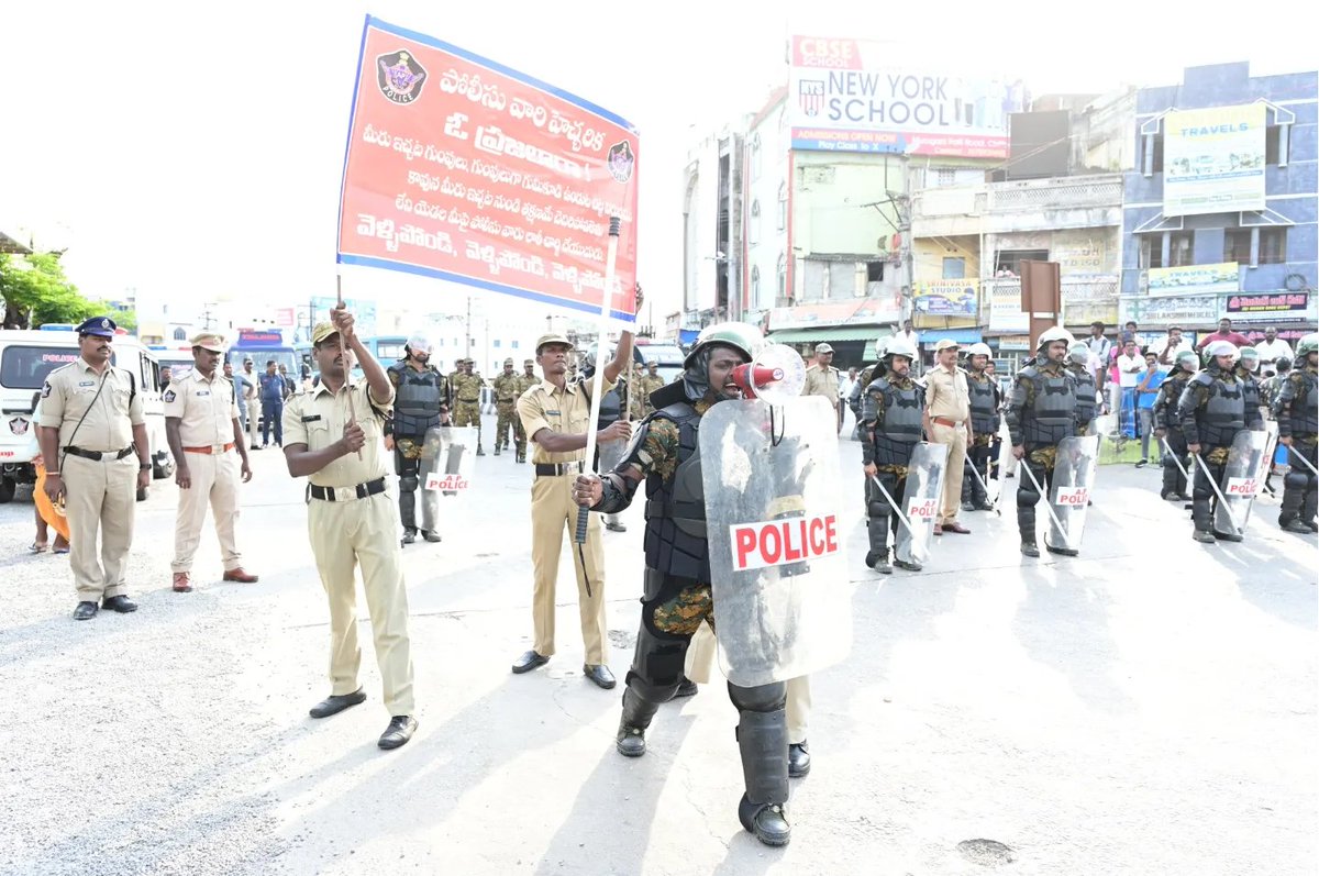 Chittoor SP, Sri V.N. Manikantha Chandolu, IPS, emphasized that the district police are prepared and ready for any untoward incidents or violence during the vote counting for the 2024 general election. @APPOLICE100