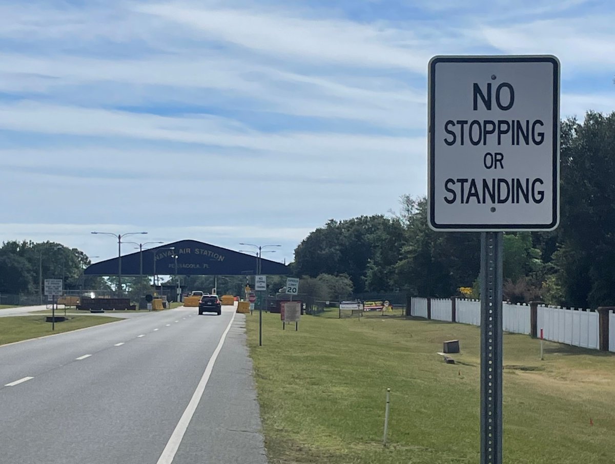 Visitors to NAS Pensacola’s areas of public interest should observe all local traffic regulations. Parking along the side of roads entering the installation is prohibited. The West Gate is open for visitors from 9 a.m. through 3 p.m. daily. #NASP #CNRSE #cnrse #visitpensacola