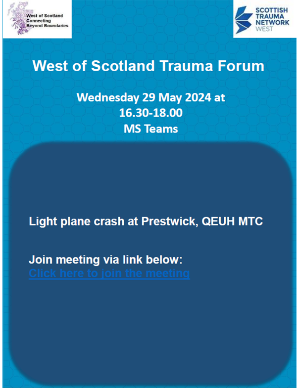 Scottish Trauma Ntwk tweet media