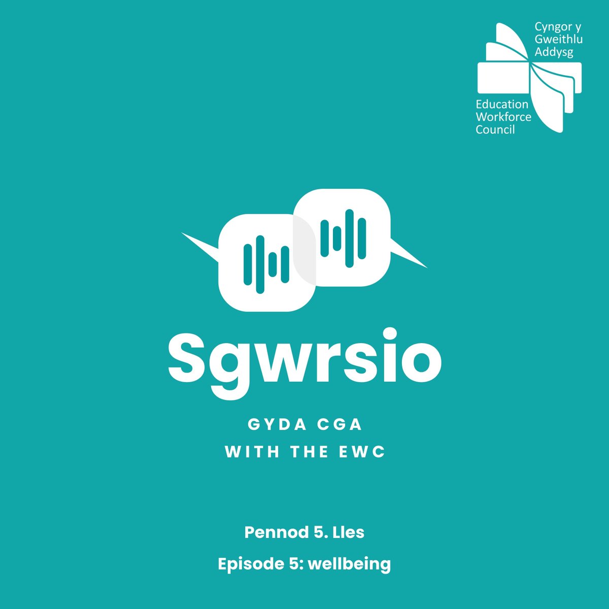 We’ve just released the latest episode of Sgwrsio with the EWC. It’s about wellbeing with @Faye_Mc82 from @EdSupportUK, and Graeme Jones from @palmerston_p_s. Listen by searching for Sgwrsio with the EWC on your podcast provider, or listen on our website buff.ly/42SvtaN