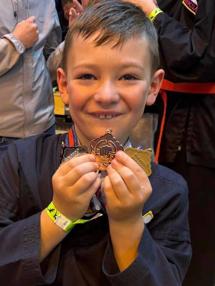 We are very proud of one of our pupils, Lucas, for winning three medals at the Kuk Sool Won Scottish Championships at the weekend. Congratulations 🙌 #bethebestyoucanbe