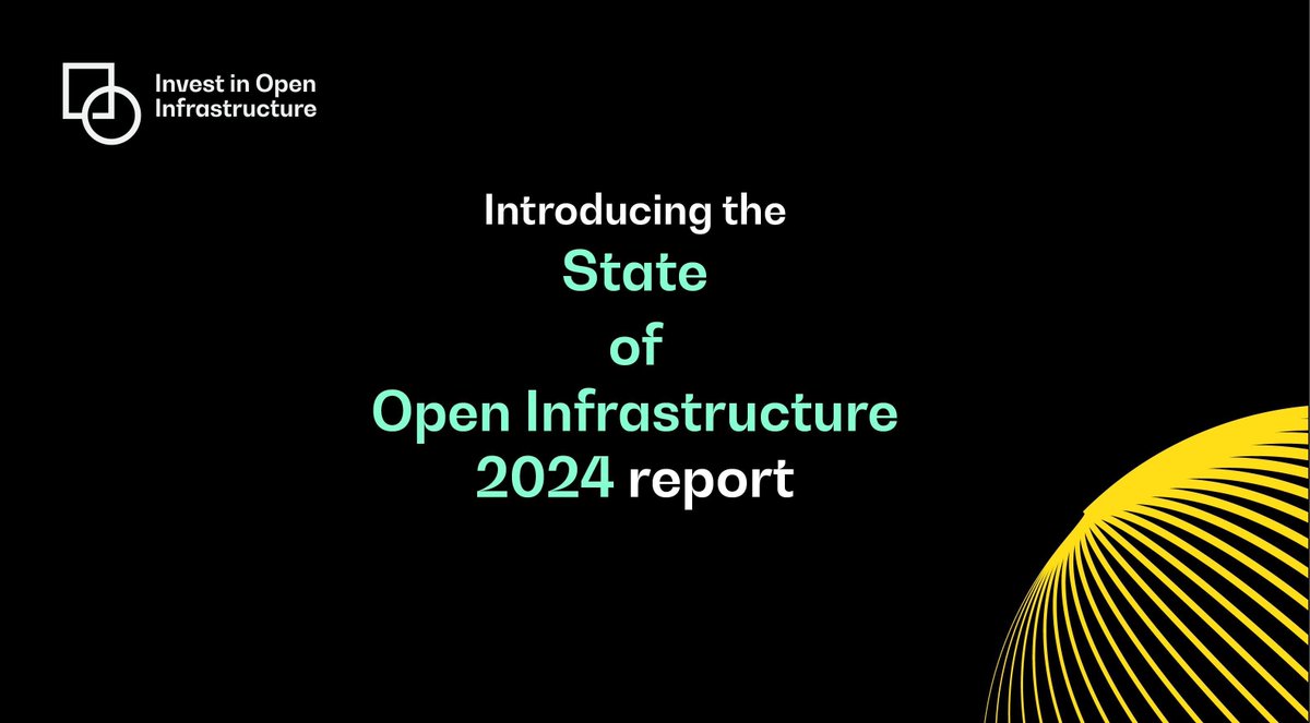 📢 Today's the day! We're thrilled to launch our inaugural State of Open Infrastructure report. Dive into the data, explore trends, and uncover opportunities in the world of #OpenInfrastructure. buff.ly/3WTsFe8