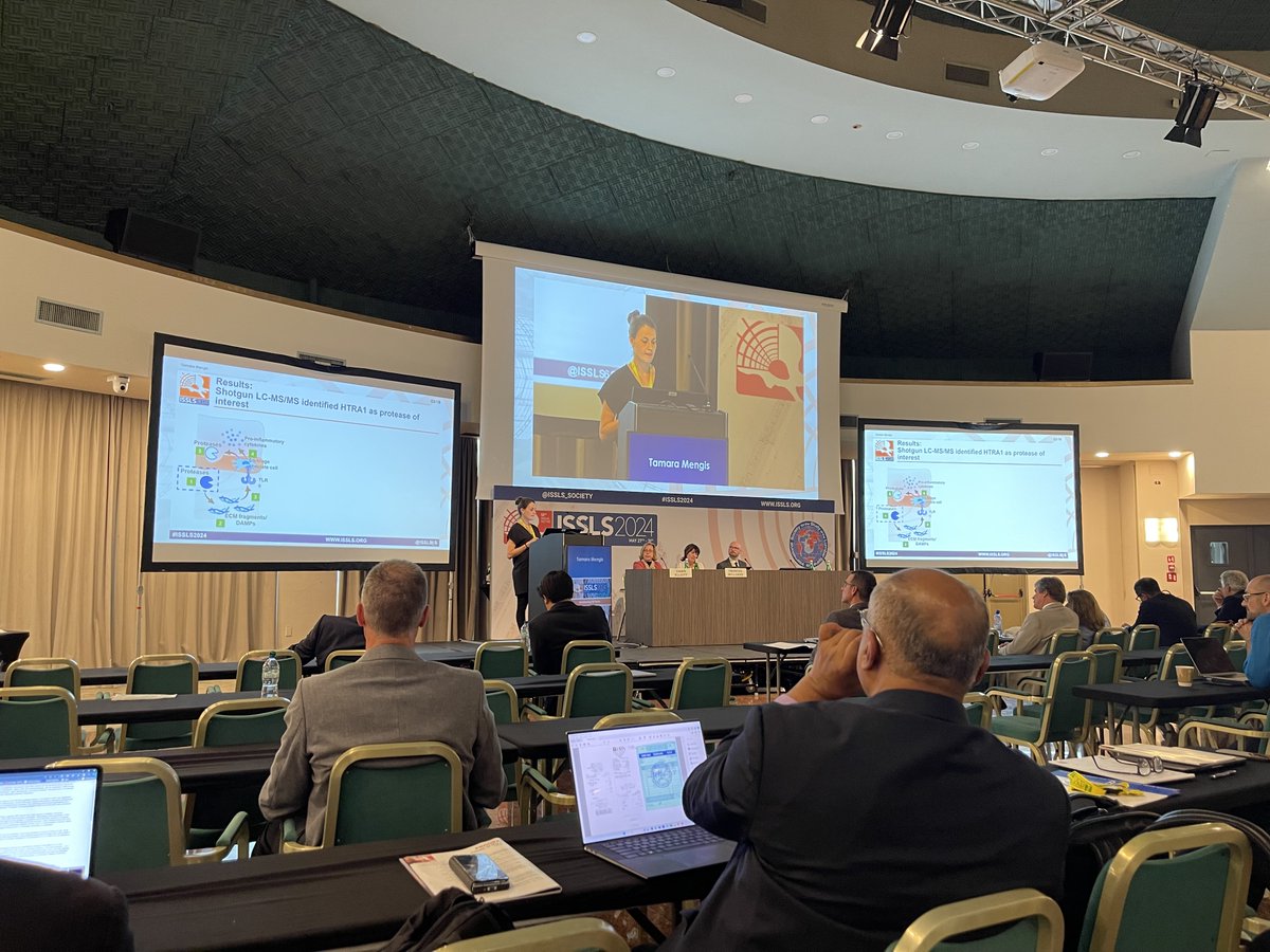 The second half of the second, best paper session at #ISSLS2024! We're excited to showcase our final awarded papers. On stage are Dr. Liebsch, Dr. Cui, and Dr. Mengis.

Looking forward to their insightful presentations!
#LumbarSpine #BestPapers #Awards