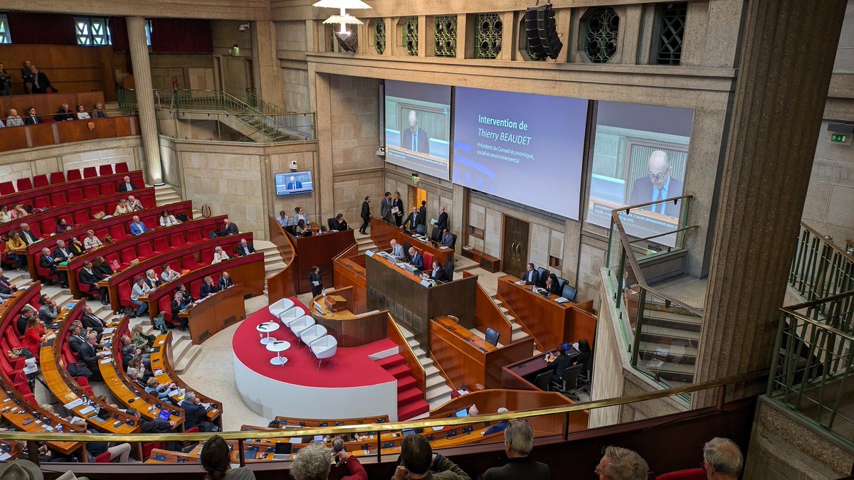C'est parti au CESE pour cette séance plénière sur le financement des #associations.
Rapport essentiel pour répondre à l'urgence démocratique qui est particulièrement attendu par le monde associatif.

Merci à Martin Bobel et <a href="/DomimutJoseph/">Dominique Joseph</a> pour ce travail !
