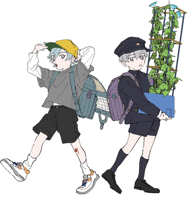 「backpack holding」 illustration images(Latest)