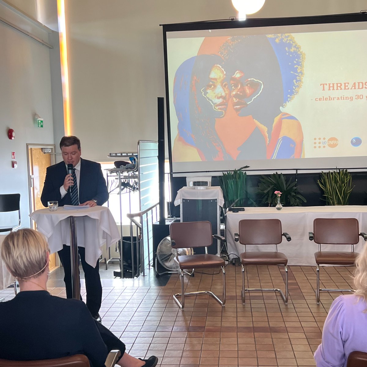 In his closing remarks at the launch of #ThreadsOfHope, Minister @VilleTavio highlighted that advancing gender equality & the rights of women and girls is at the heart of Finland's development policy. 

Together, we are ensuring rights & choices for all 🤝 #PartnersAtCore #ICPD30