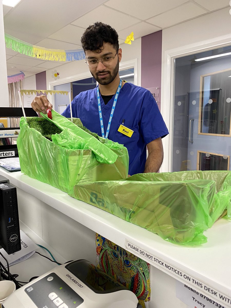 <a href="/gloshospitals/">Gloucestershire Hospitals NHS Foundation Trust</a> <a href="/Gloshosptherapy/">Gloucestershire Hospitals Therapy Service</a> <a href="/Gallery_2_GRH/">🦋GalleryWard-2🦋</a> 

Great fun for the cheese roll on the cote therapy wards last weekend. The patients and ward staff enjoyed it immensely!😊🧀🗻