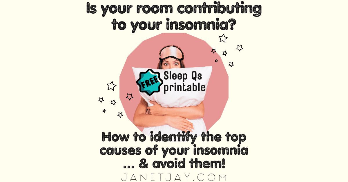 Using your five senses to figure out if your room is causing your sleeplessness buff.ly/3vRJ2Ng