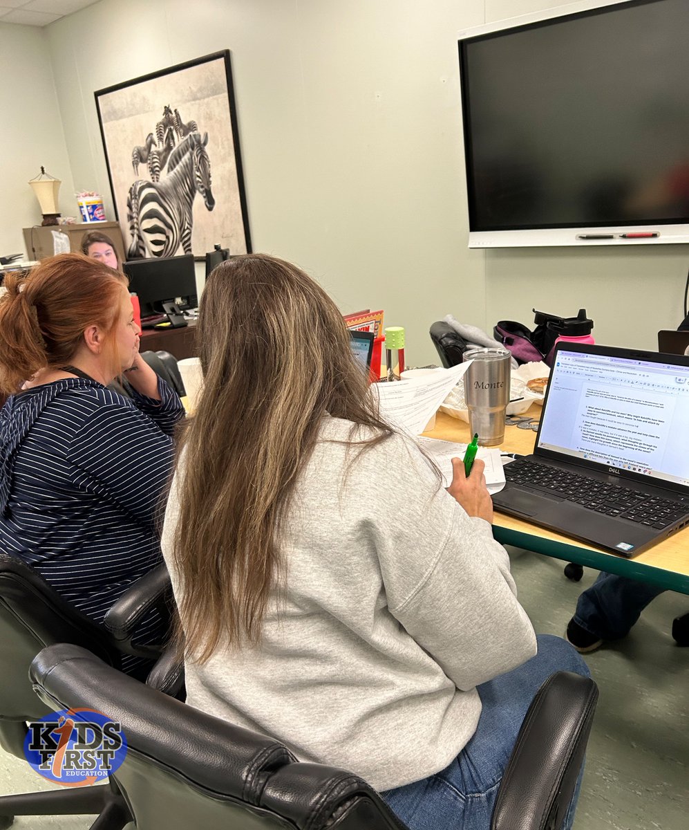 With #ongoingsupport from #KidsFirst, Danville Lower Middle School teachers spend time deep-diving into the HQIM Wit and Wisdom to prepare for next year. #KidsFirstAlways #ARDivision #HQIMmatters #teaching #learning #coaching #education