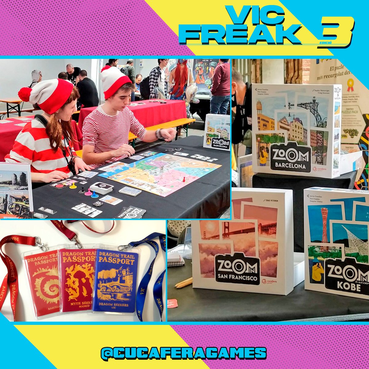 Els dies 8-9 de juny ens trobareu a Vic Freak d'@starracotgn!!!🤩
No us perdeu aquesta fira! Veniu a jugar amb nosaltres i a conèixer el nostre il·lustrador <a href="/CraigPetersenNZ/">Craig Petersen</a> i l'autora de jocs <a href="/nucaica/">nucaica 🐉🎮🎲🎞️🍿☕</a> 🐉🎲
<a href="/vic_turisme/">Vic Turisme i Fires</a> <a href="/FiresVic/">Vic Turisme i Fires</a> #VicFreak #VicFreak2024 #jocsdetaula