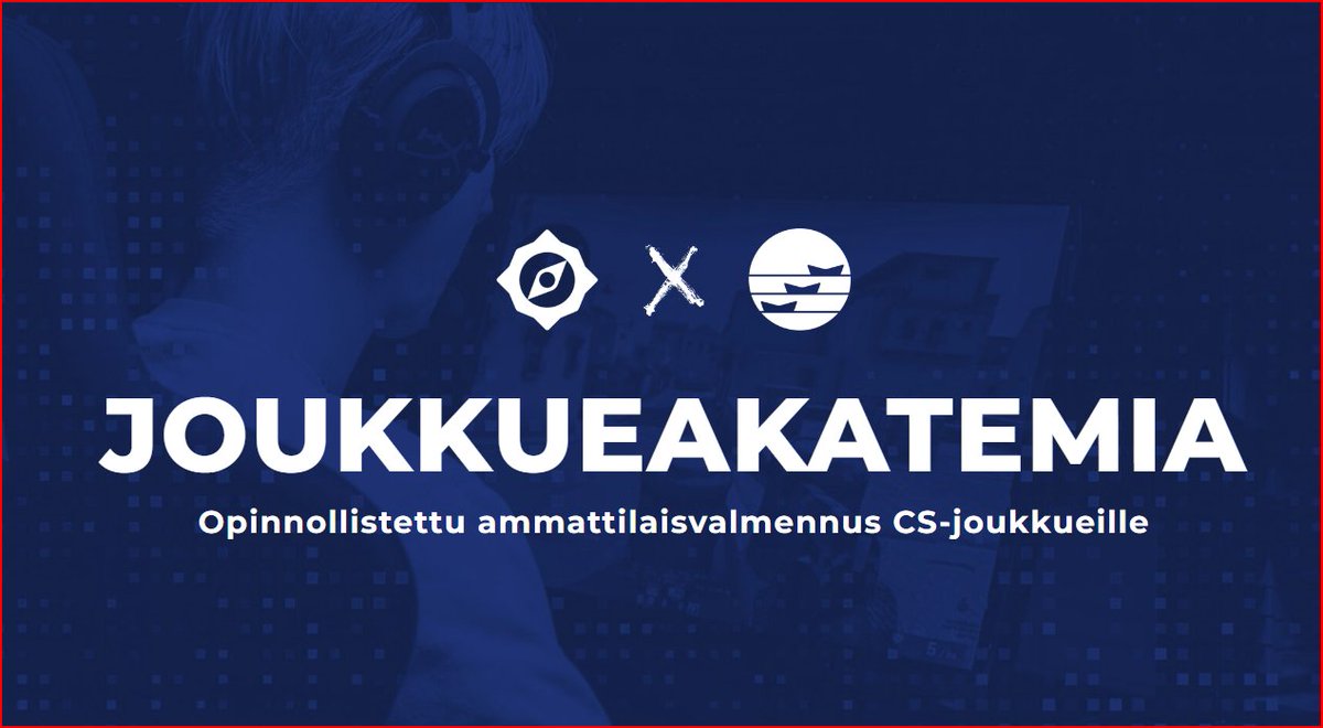 MikkoKalijarvi's tweet image. JAMI x INCOACH #joukkueakatemia hakee kesän ajaksi CS-joukkueita opinnollistettuun valmennukseen. Valmentajana toimii @piet0la.  Valmennus ei maksa mitään ja se järjestetään täysin verkossa. Lisätiedot ja hakuohjeet esportkoulu.fi #esportsfi @IncoachEsports