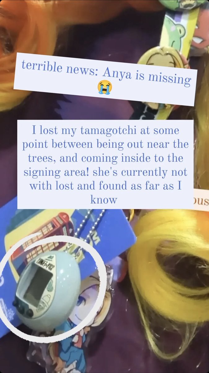 arcadia_bailey's tweet image. last ditch effort since I just learned it's not with lost and found, I lost a spy x family tamagotchi at MCM London on Sunday, if anyone has seen it or picked it up please let me know! it was a birthday present so I'm really hoping to find it!

#mcmcomiccon #mcmlondon