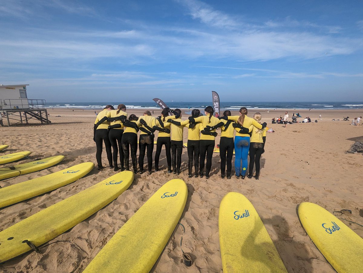This Half-term we officially launched our Year 8 Surf Club at Longsands, Tynemouth! The girls will be doing a total of three sessions over the Summer term, and the first two sessions were a roaring success!🏄‍♀️