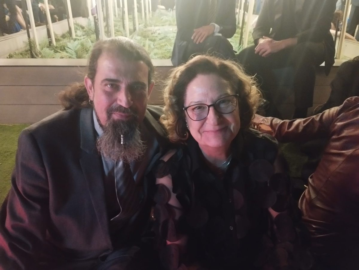 Con la gran Rosario Pardo en la post Gala de los Premios Letrame, en la azotea del Círculo de Bellas Artes de Madrid.
#galaletrame2024
#galaletrame
#lobonocturno
#rosariopardo