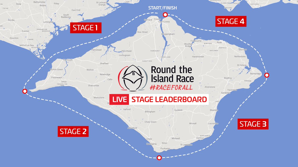 Stage 3 of the race takes the fleet from St Cats to Bembridge Ledge Buoy, passing the beaches of Ventnor, Shanklin, Sandown and Yaverland.

New LIVE Stage Leaderboard tool for IRC & ISCRS fleets, see roundtheisland.org.uk 

Standard Entry ends Sat 1st June
#raceforall