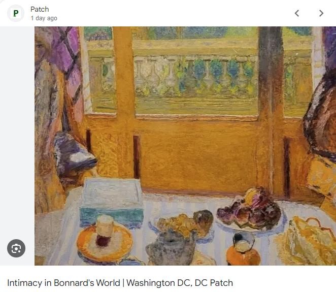 #VianBorchert latest #review on #Bonnard retrospective exhibit at The Phillips in DC Link: patch.com/district-colum… -
#bonnard #washingtondc #dc #dcarts #dcartist #dmv #dmvartist #acreativedc #creativemoco #moco #dupontcircle #artnews #news #artistlife #dcist #kunst #art #arte