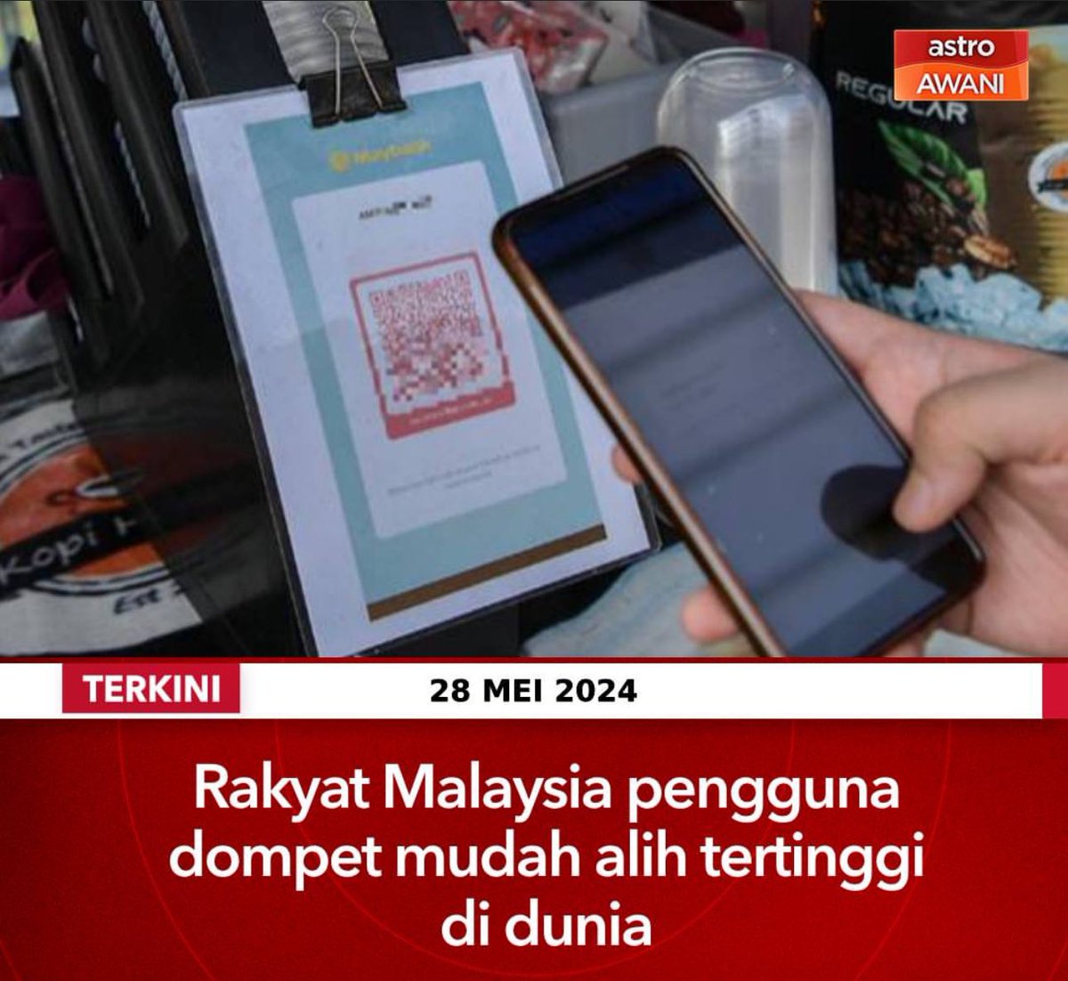 AkeemSharyzal's tweet photo. Korang masih pakai cash lagi ke? https://t.co/yUuDHrSU94