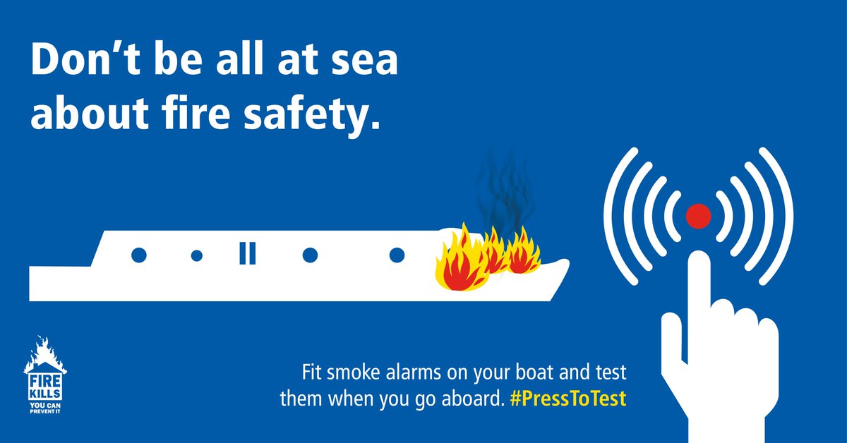 🚤  It’s Boat Fire Safety Week! Carbon monoxide alarms save lives on boats and are now mandatory for most boats on inland waterways. 

Always test the alarm when you board and once a week when the boat is in use. Find out more: orlo.uk/Tm5tR

#BFSW2024