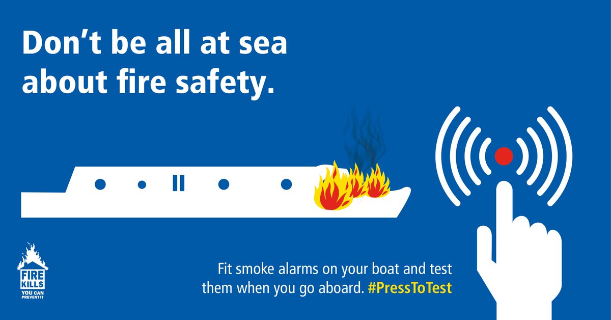 🚤 It’s Boat Fire Safety Week! Carbon monoxide alarms save lives on boats and are now mandatory for most boats on inland waterways. Always test the alarm when you board and once a week when the boat is in use. Find out more: orlo.uk/Tm5tR #BFSW2024