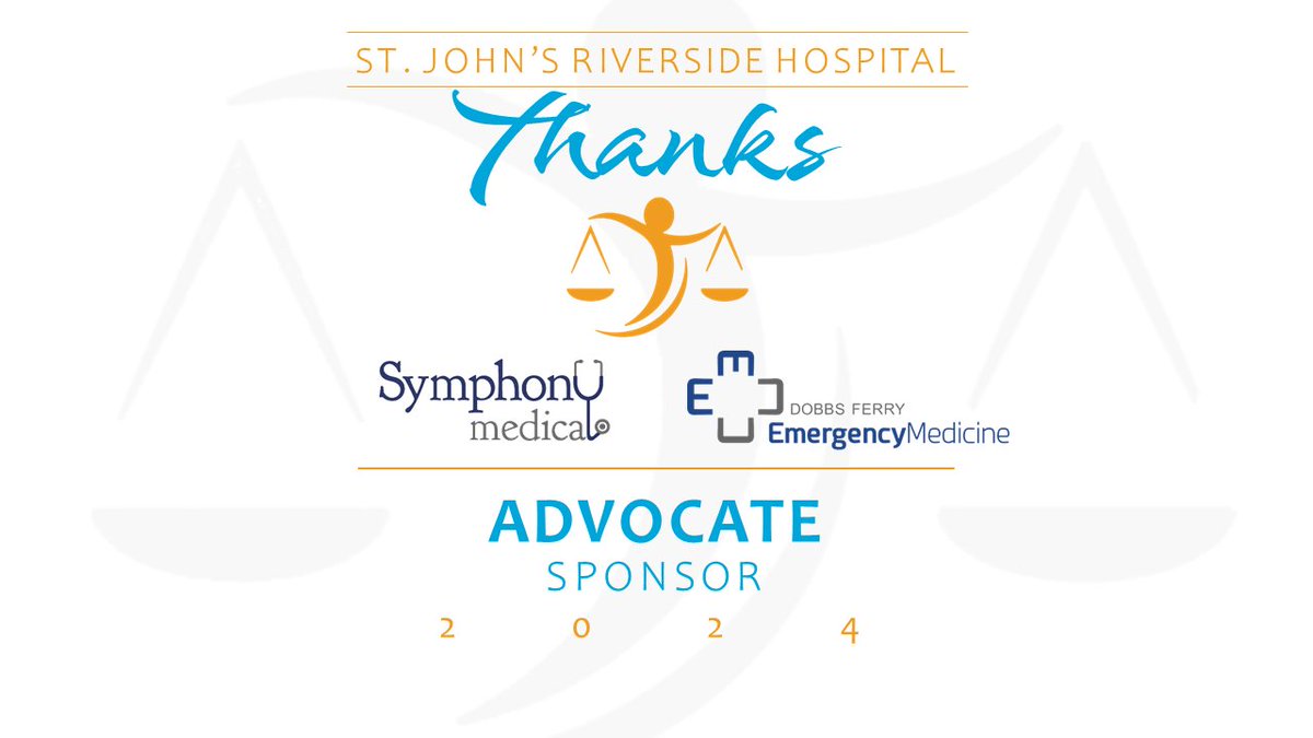 Dobbs Ferry Emergency Medicine and Symphony Medical is one of our '24 Advocate Dual Events Sponsors! Thanks for your hard work and dedication to serving our patients. To support St. John's, visit ecs.page.link/N9Tnv #NonProfit #SJRHGolfFundraiser #SJRHGala #CommunitySTRONG