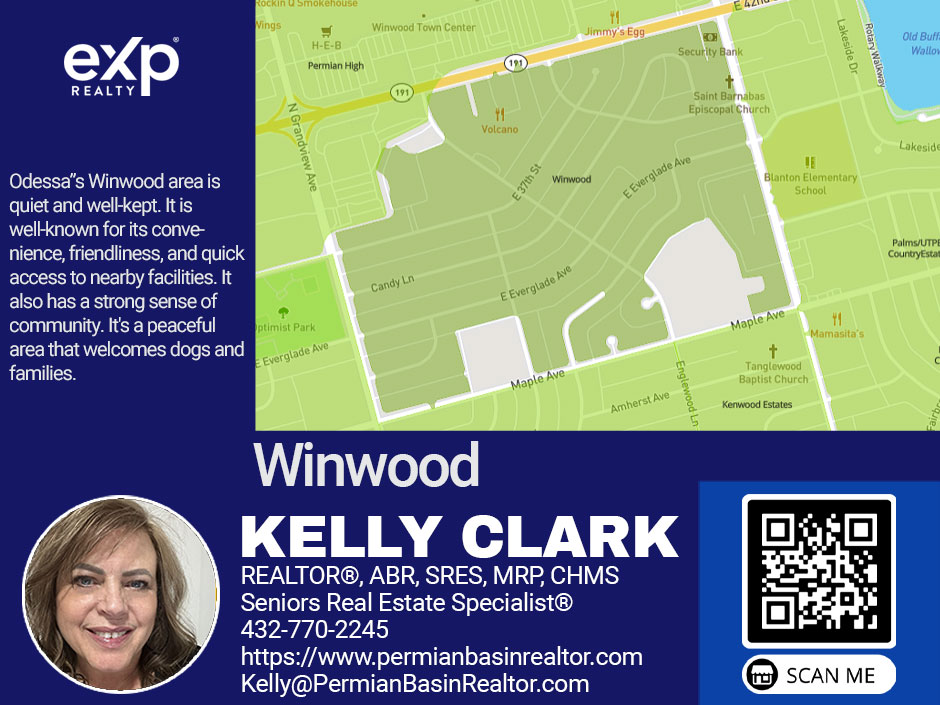 If you're seeking a new place to call home, Winwood, with its unmatched charm and warmth, will welcome you. #kellyclarkrealtor #YourNextAdventure #exprealty #permianbasin #odessa #midland #texas