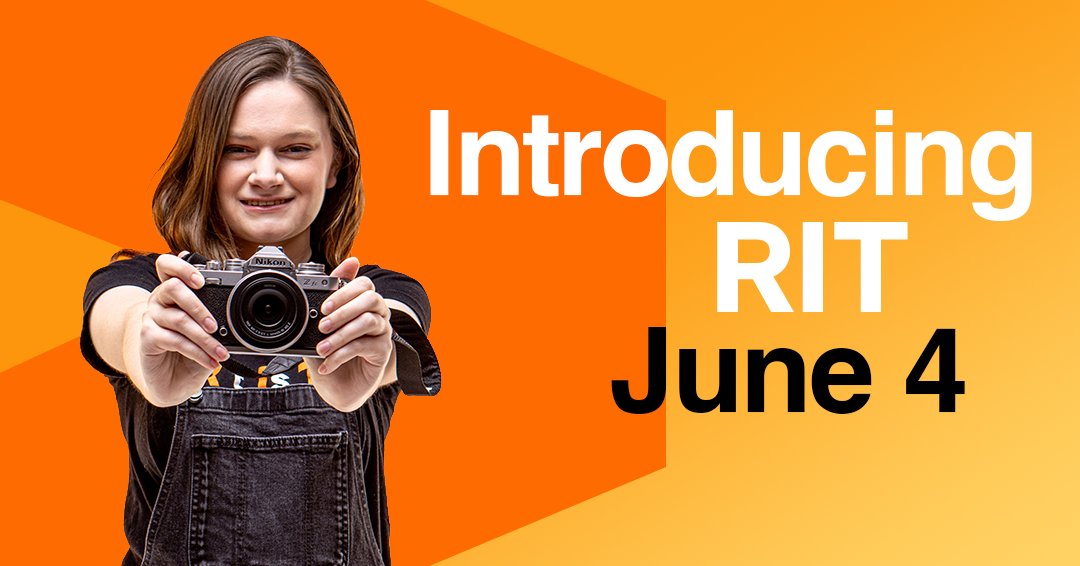 Introducing RIT. During this virtual admissions event, learn about RIT's cutting-edge majors, renowned co-op and internship program, and combined accelerated bachelor's/master's degrees. Join us on Tuesday, June 4, at 6 p.m. EDT. brnw.ch/21wKcEh