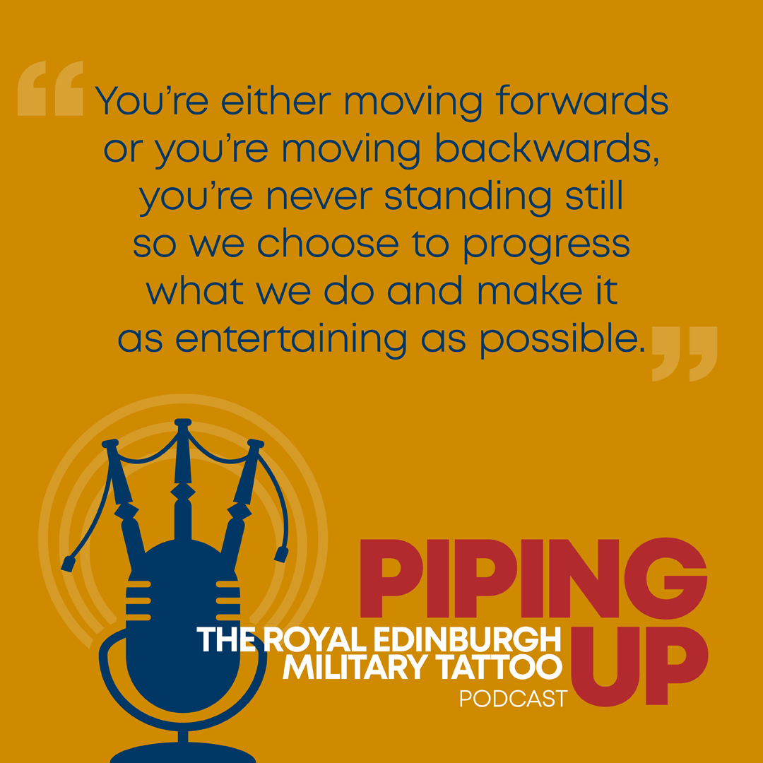 Lots of exciting plans in store! Hear more from Tattoo Chief Executive, Jason Barrett on our new Piping Up podcast! Available now: bit.ly/4bVDoZI. #EdinTattoo #PipingUpPodcast