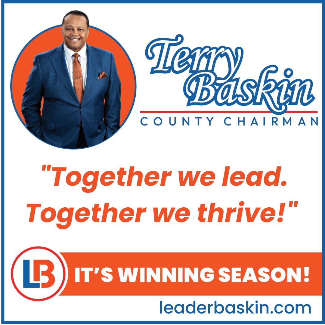 📢 Clayton County! Together We Lead, Together We Thrive! 🗳Runoff for Chairman is here, and Terry Baskin is the leader we need. Vote for proven leadership and a brighter future! ✅ 📅 Advanced Voting: JUN 8-14 Election Day: JUN 18 #VoteTerryBaskin #ClaytonCounty #RunoffElection