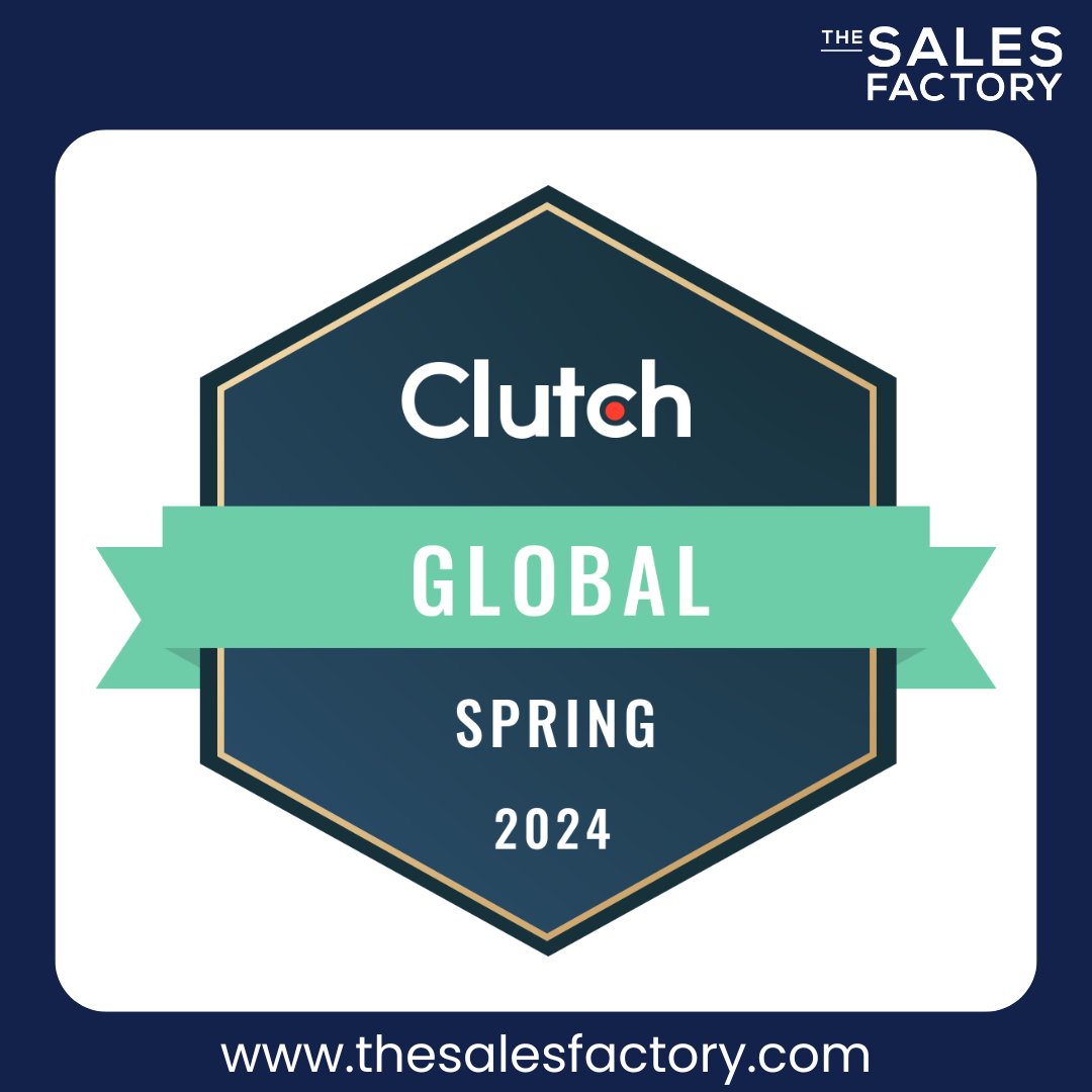 We are extremely proud of this achievement because of the outstanding client feedback and references received. This is a testament to our teams relentless commitment to client partner success.

#sales #b2bsales #b2b #sdr #bdr #salesoutsourcing #leadgeneration #techsales #saas