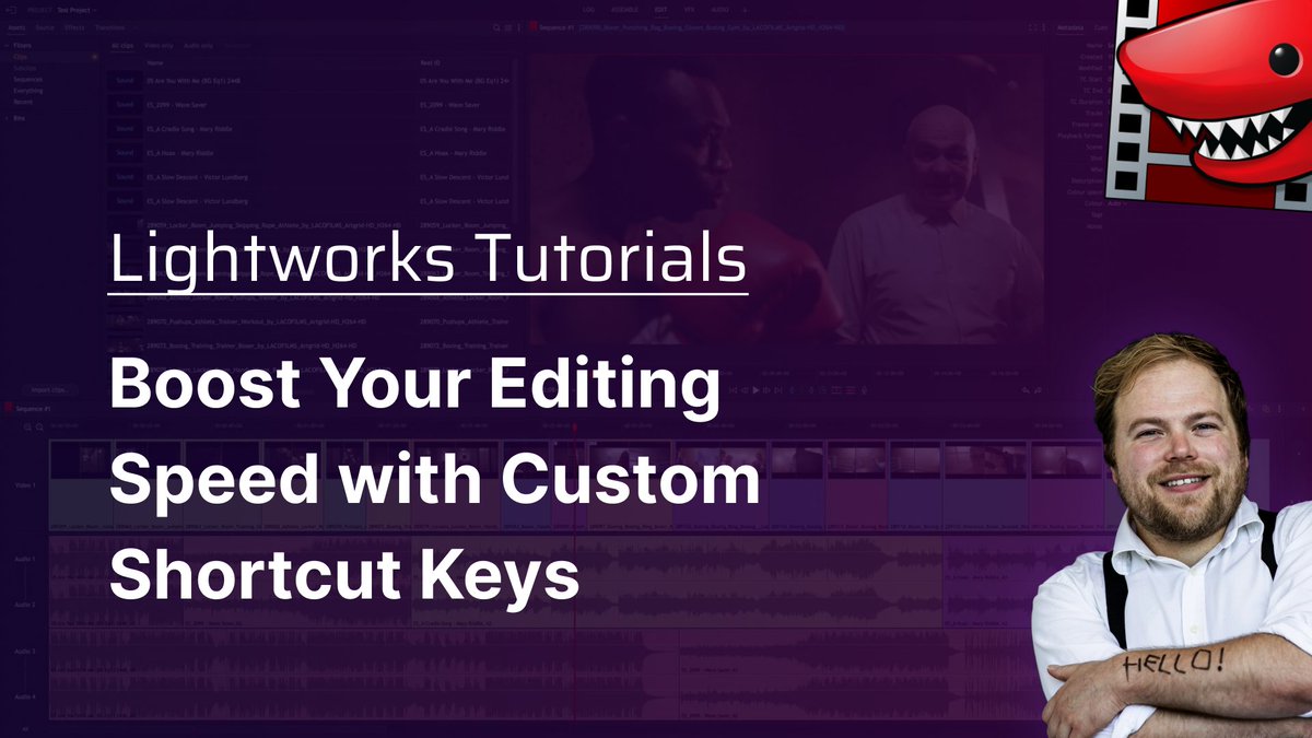 Elevate your editing game with our latest Lightworks tutorial! Learn how to program custom shortcut keys to make editing FASTER. 🎥⚡️

bit.ly/3VbNb8I

#VideoEditing #Lightworks #EditingTutorial #ShortcutKeys #Filmmaking #VideoProduction