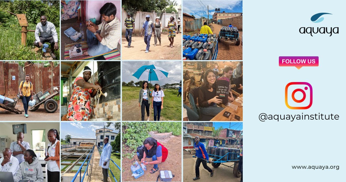 📸🌊 H2Whoa! From behind-the-scenes footage of our fieldwork to inspiring stories of the impact of our work, we've got it all on our Instagram page. Follow us on Instagram and let's make a splash together: ow.ly/iOjH50RK5pM #aquaya #nonprofit #cleanwater #WASH #research