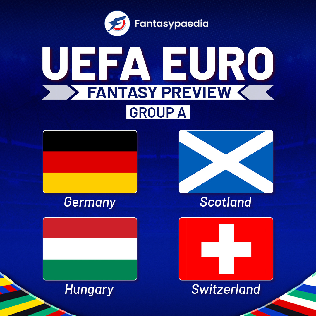 Fantasypaedia's tweet image. EURO FANTASY – GROUP A PREVIEW

Euros are just around the corner ⚽️

We have put together a short thread previewing every team in Group A, where we look at:

- Probable Lineups
- Best Fantasy Picks (Ranked)

#EuroFantasy #Euro2024