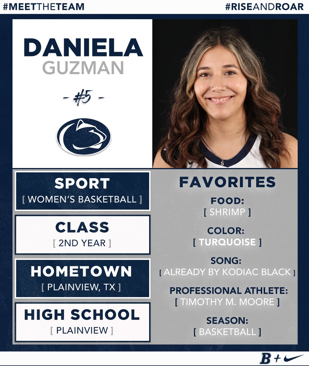 Meet the first group of Women's Basketball players! Swipe ➡️ now to meet them! #riseandroar #pennstatebeaverathletics #psuac #uscaa