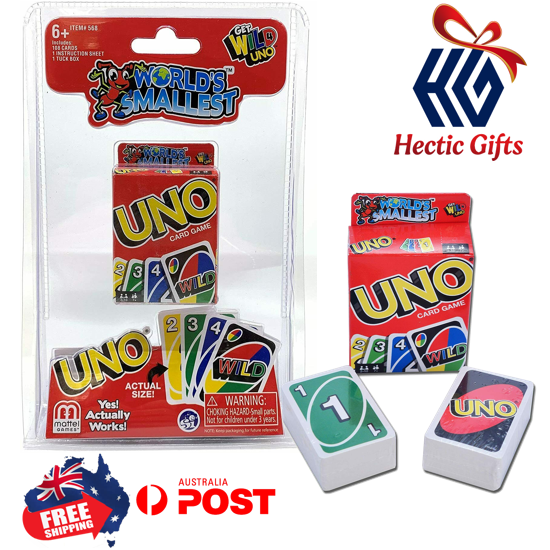 HecticGifts's tweet photo. Challenge your friends to the World’s Smallest Game of UNO!
https://t.co/q8RE2AcuHi
#New #HecticGifts #WorldsSmallest #UNOCardGame #UNO #UNOCards #Minature #Collectible #FreeShipping #AustraliaWide #FastShipping https://t.co/ILJjPuWy1R