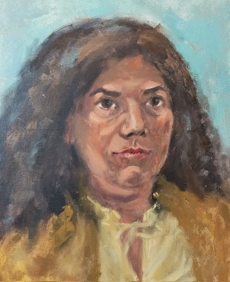 Here is a still from the #portrait reel I posted the other day.

This was a sketch done with water based oil paints. (New to me as a medium...no too sure I'll love 'em) But hey good to try new stuff right?

#faces #portraitartistinfalkirk #portraitoftheday #portraitpainting