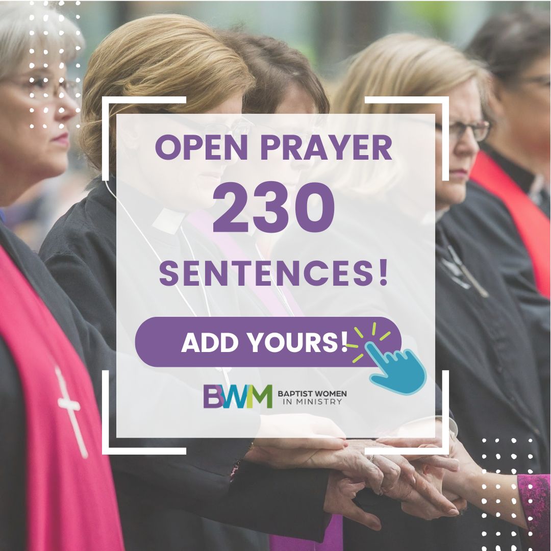 🙏BWIM's Open Prayer is going strong with 230 sentences! Share it with others and add your sentence! wwwbwim.info/open-prayer We'll be present at the SBC to read the prayer and be the physical presence of our community countering their message of oppression. #BWIM #openprayer