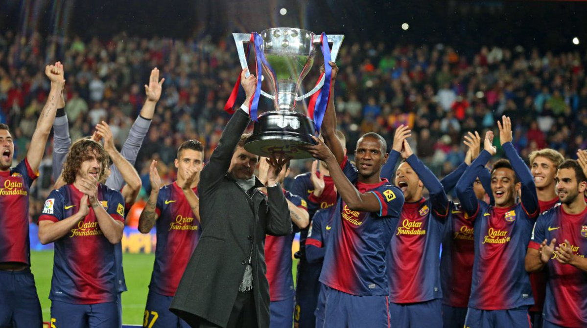 May 11, 2013 Record: Barcelona wins its fourth La Liga title in four years #Barcelona #PR