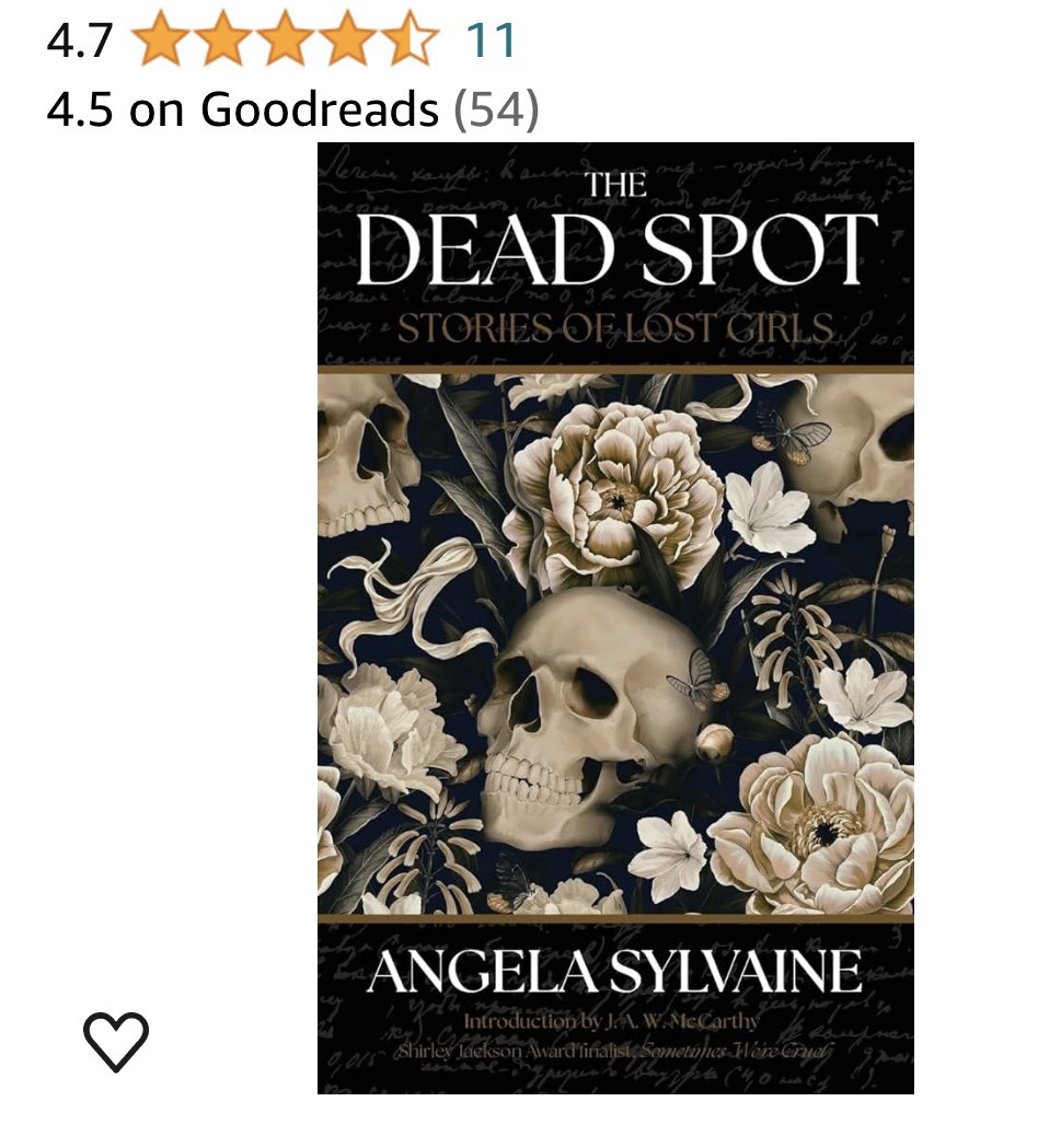 My debut short story collection THE DEAD SPOT is one week old! Thank you so much to everyone who’s picked up a copy and everyone who has left a review (it’s passed 50 on GR!)🖤 🖤🖤 Read but haven’t reviewed yet? Make my day and hop on over to GR and/or the Zon!