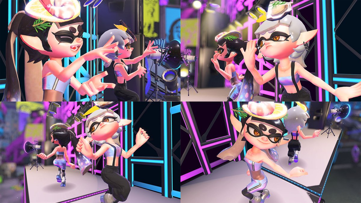 During Summer Nights, the Squid Sisters will make an appearance in special outfits! They're hyped up with shimmery tropical looks that are perfect for festive nights. Splatoon 3 Expansion Pass owners should plan on heading over to Inkopolis Plaza once the Splatfest begins!