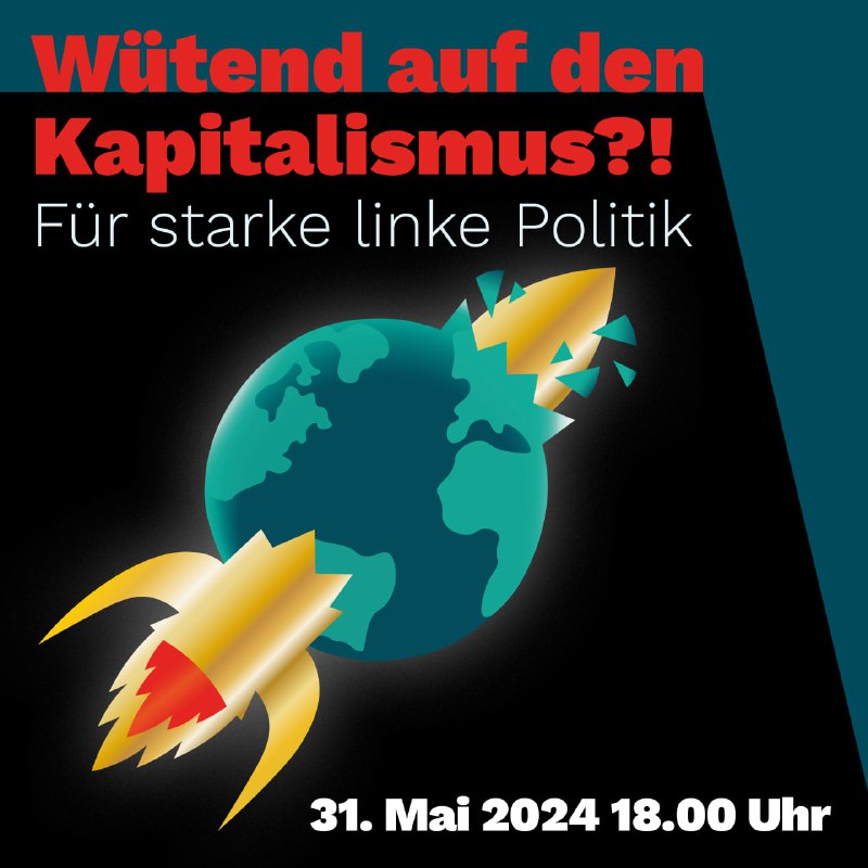 📍Freitag, 31.5. 18 Uhr Anton-Saefkow-Platz. Tolle VA: Regisseur Volker Lösch, @schirdewan @katjakipping @die_gennburg u.v.a. diskutieren in arena-artigen Installation über Ungleichheit, Klima, Wohnen, Soziales, Rechtsruck & #linke Antworten. Alle Infos: wuetend-auf-den-kapitalismus.de