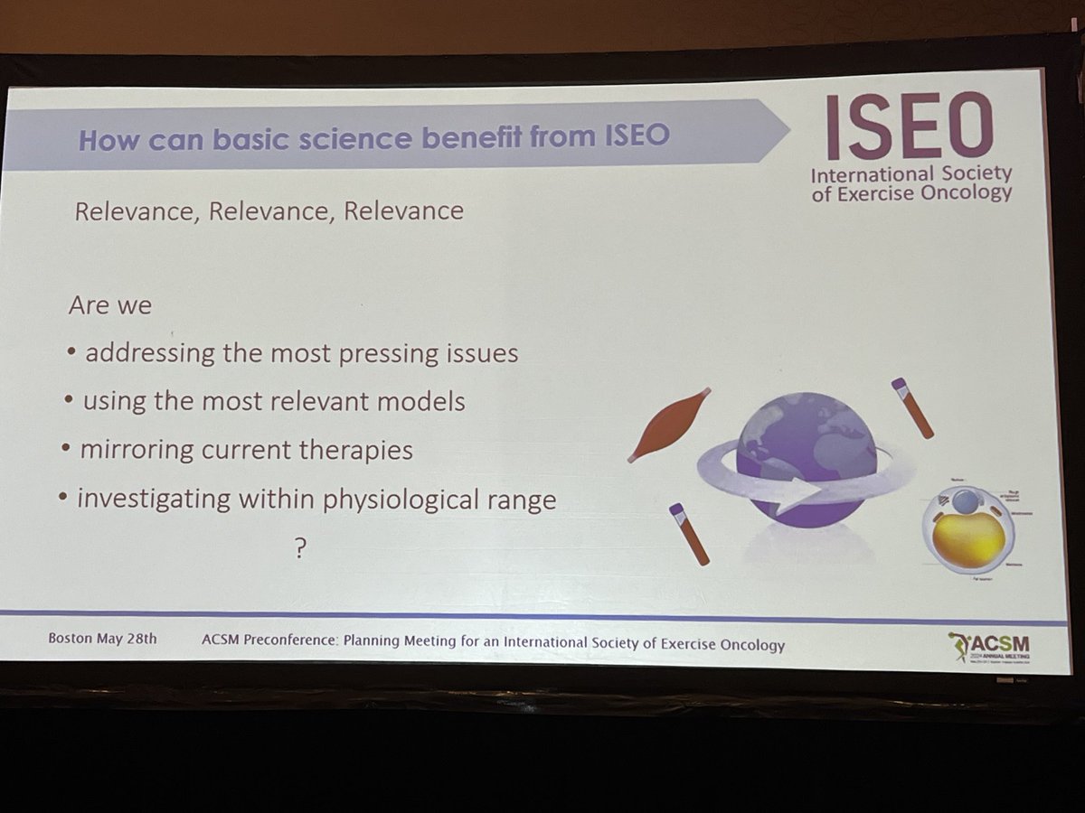 Rundqvist - how could basic scientists benefit from #ISEO